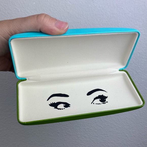 Kate Spade Turquoise Glasses Case - Picture 3 of 4